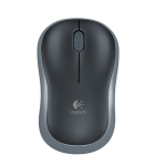 Logitech M185 - Mouse - ottica - senza fili - 2.4 GHz - ricevitore wireless USB - grigio